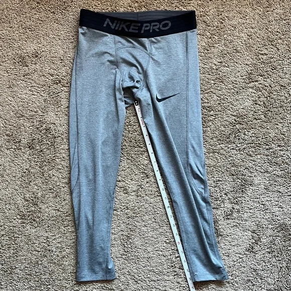 Mens Nike Pro Dri-Fit 3/4 Compression Pants Small Mens Nike Leggings - Picture 2 of 10